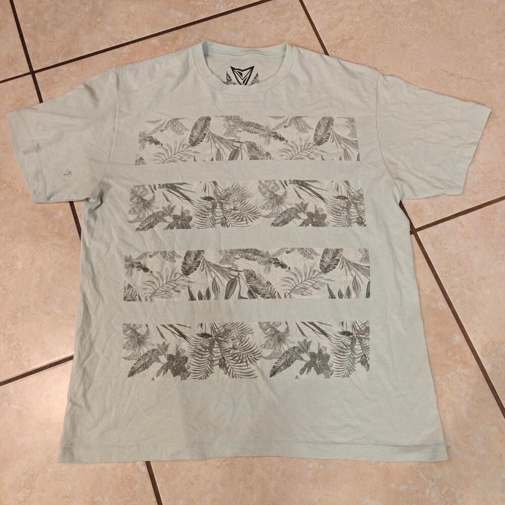 Univibe Men's Blue and White T-shirt